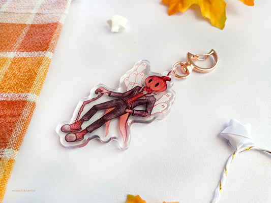 Dapper Mr. Pumpkin | Acrylic Charm