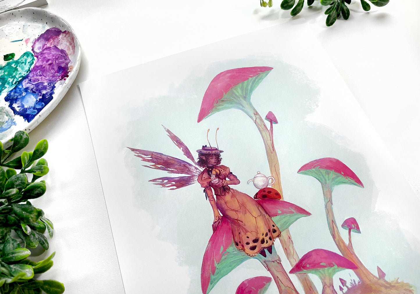 Mushroom Fairy | Art Print