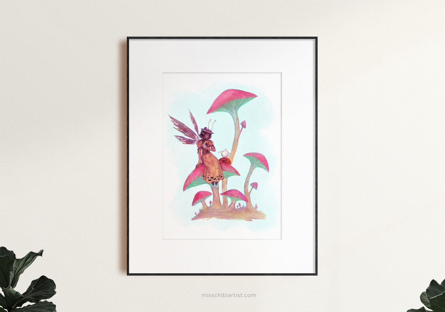Mushroom Fairy | Art Print