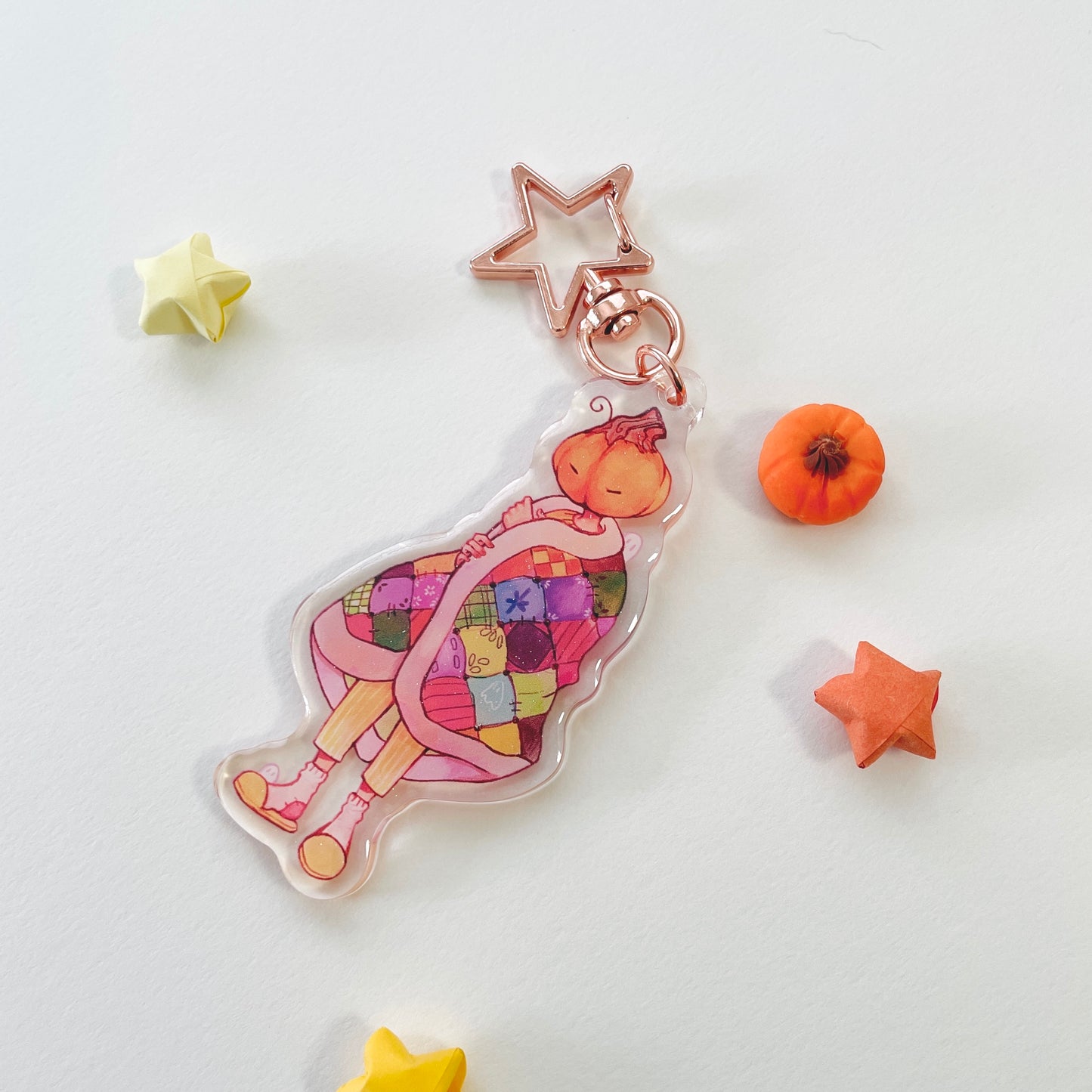 Blanket Pumpkin | Acrylic Charm