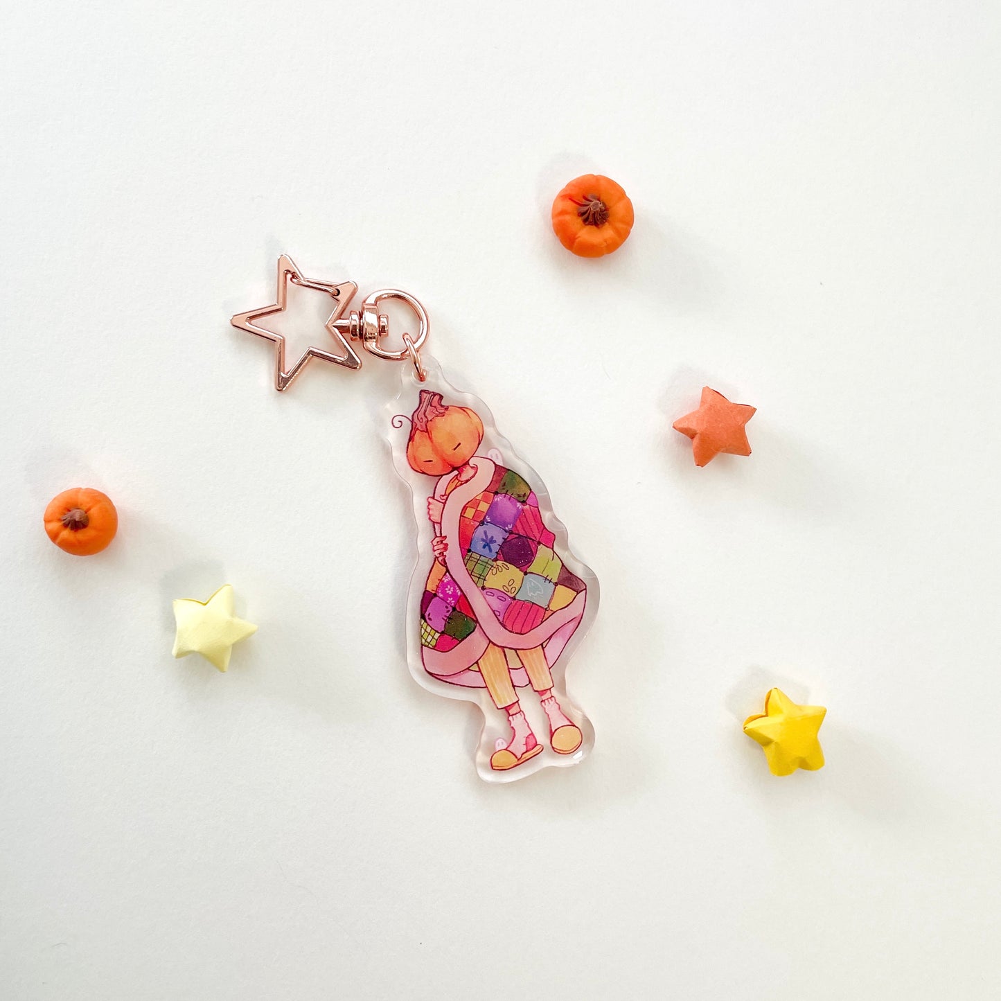Blanket Pumpkin | Acrylic Charm