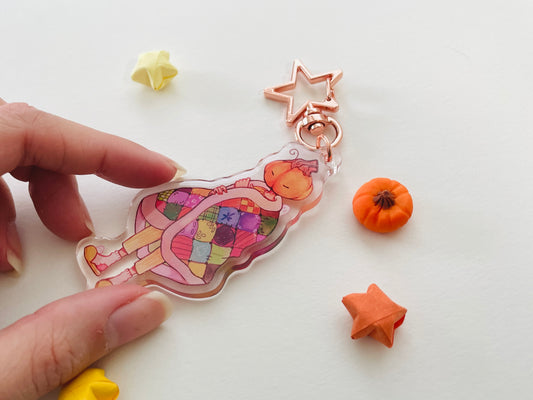 Blanket Pumpkin | Acrylic Charm