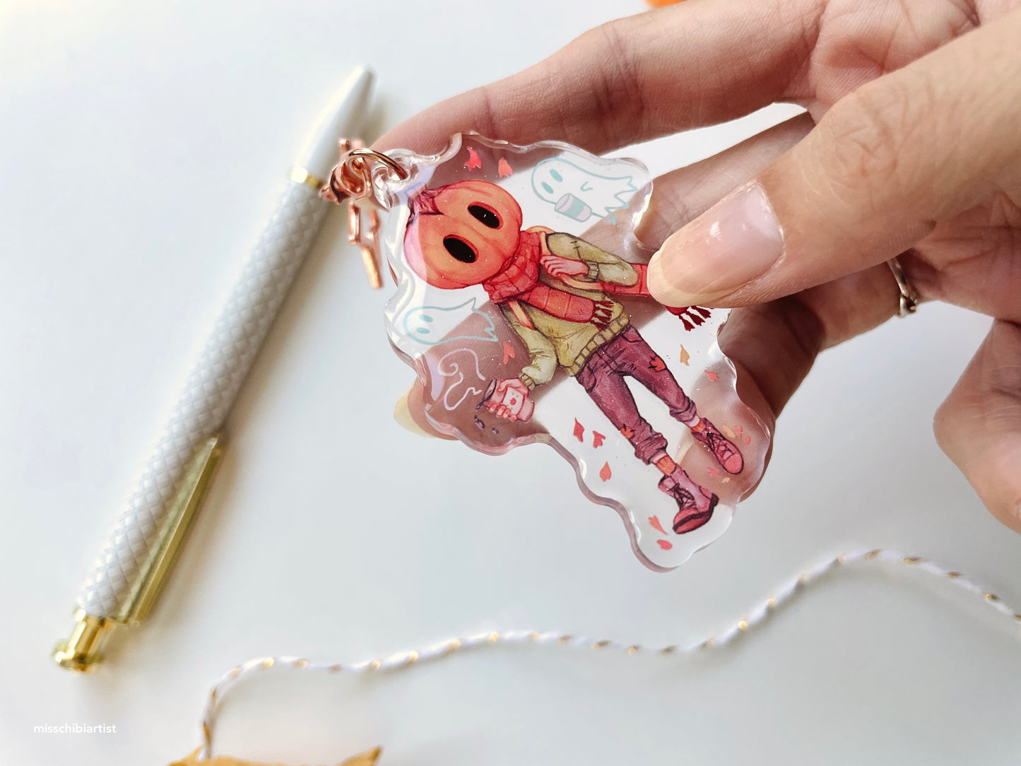 Coffee Pumpkin | Acrylic Charm