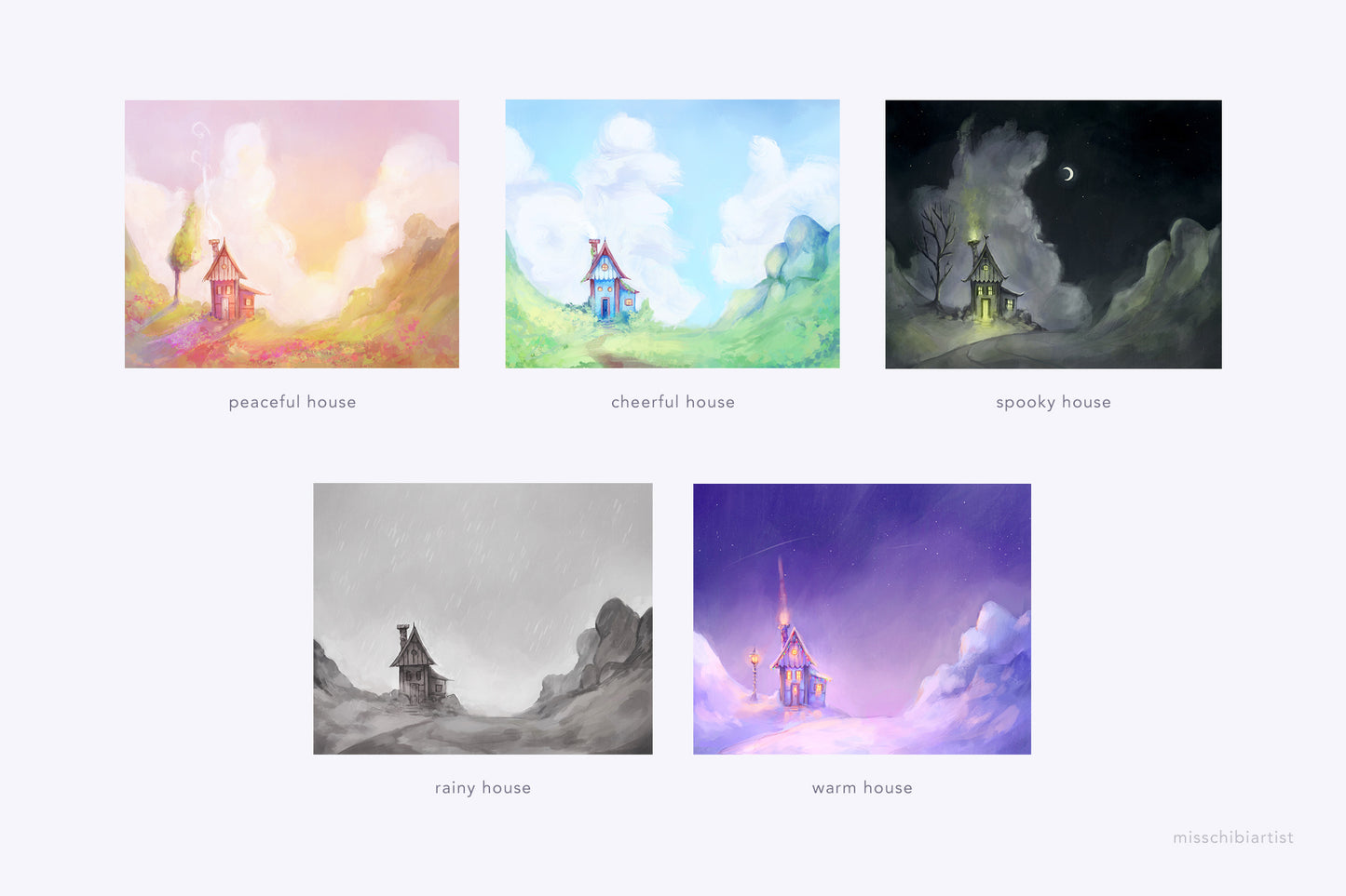 Little Houses | Art Print