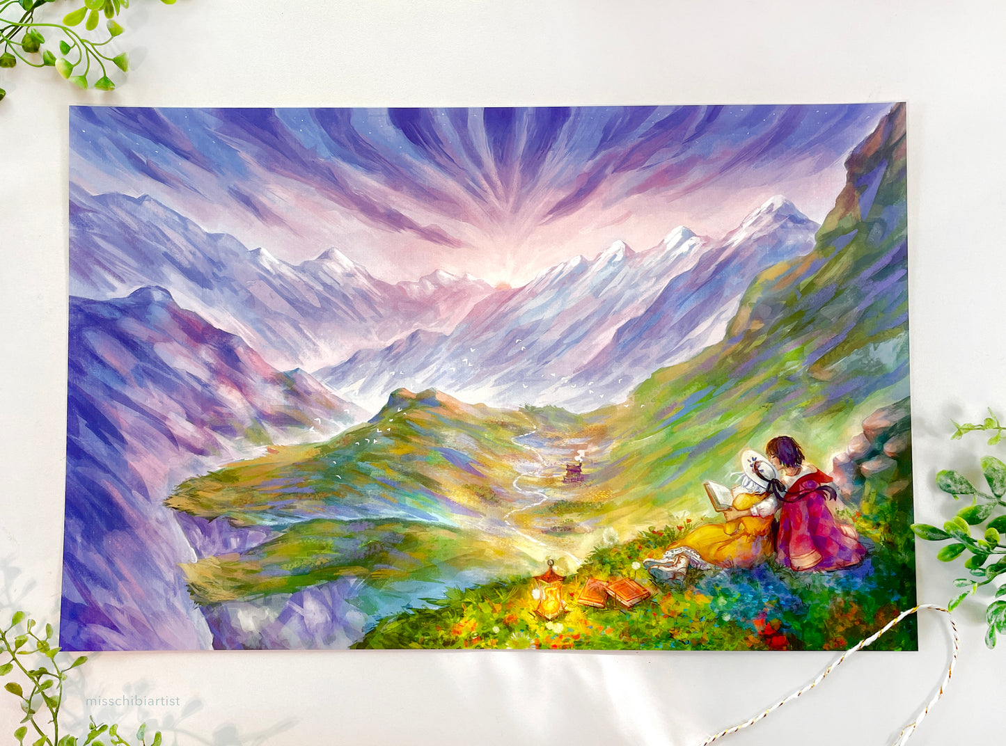 Wizard Howl and Sophie Sunset | Art Print