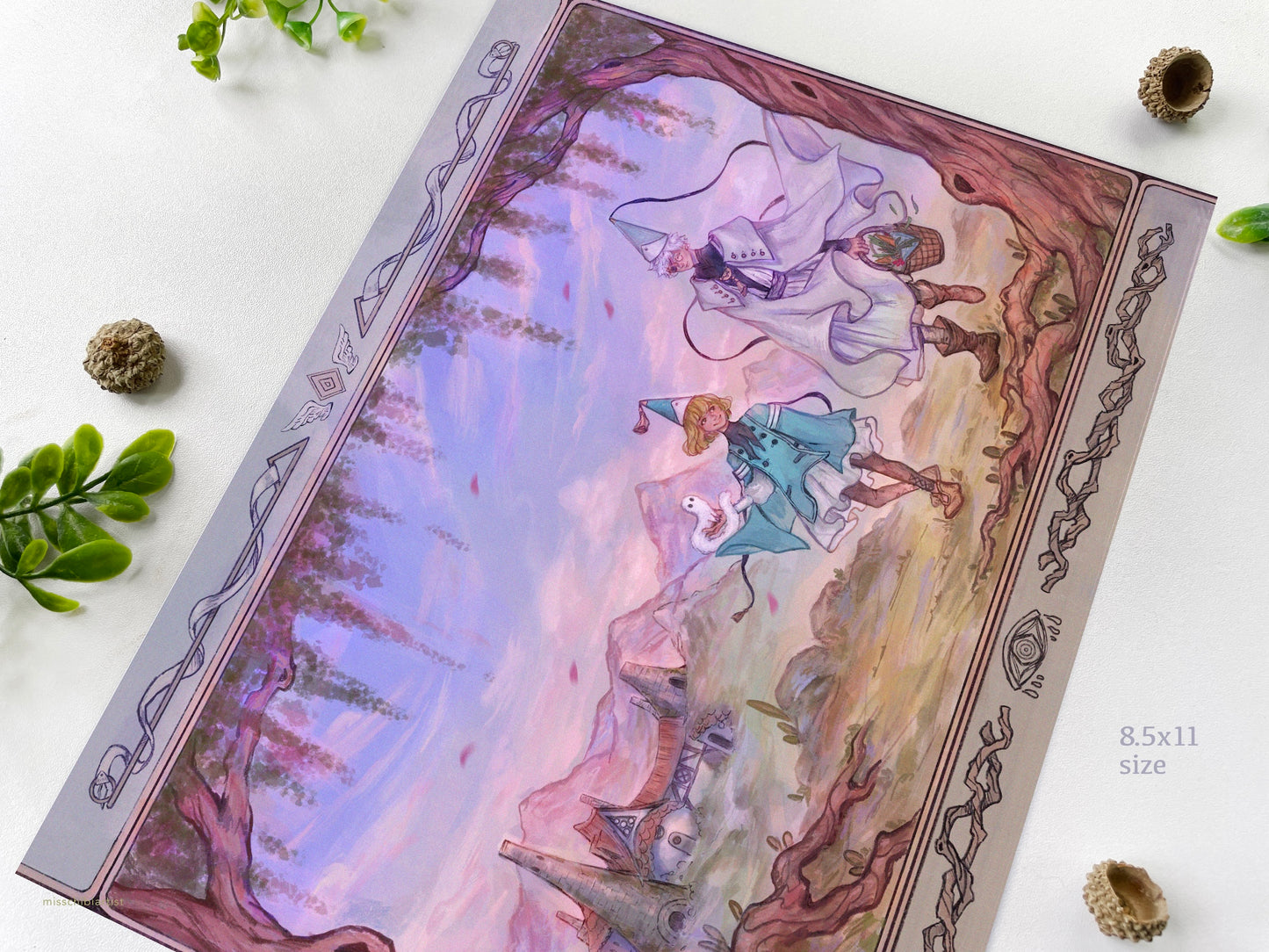 Atelier | Coco and Qifrey Art Print