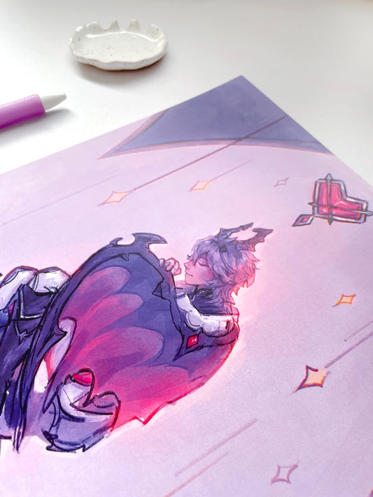 Durin: Genshin Impact Inspired Illustration | Art Print