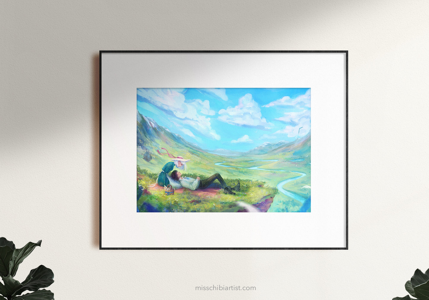 Wizard Howl and Sophie | Art Print