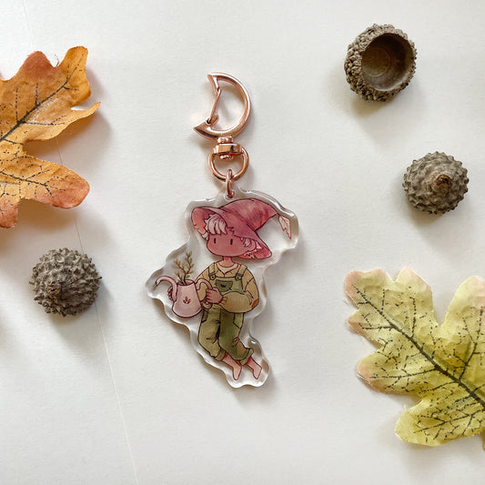 Moss the Leaflet | Acrylic Charm