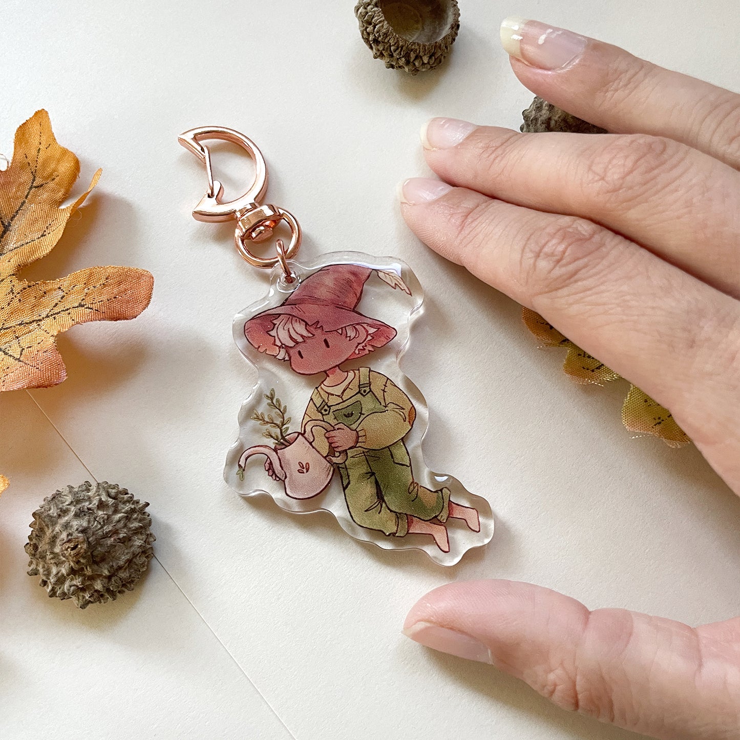 Moss the Leaflet | Acrylic Charm