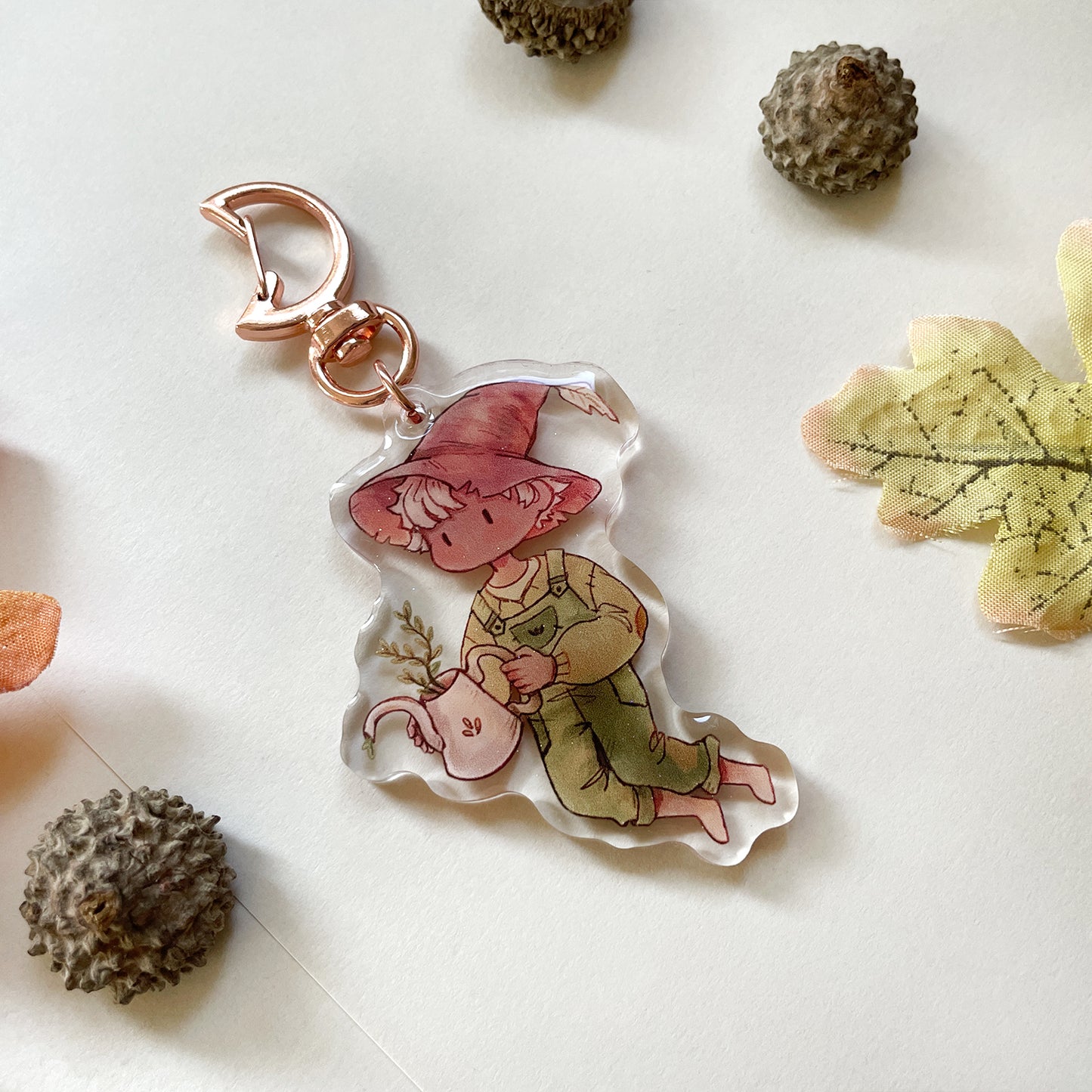 Moss the Leaflet | Acrylic Charm