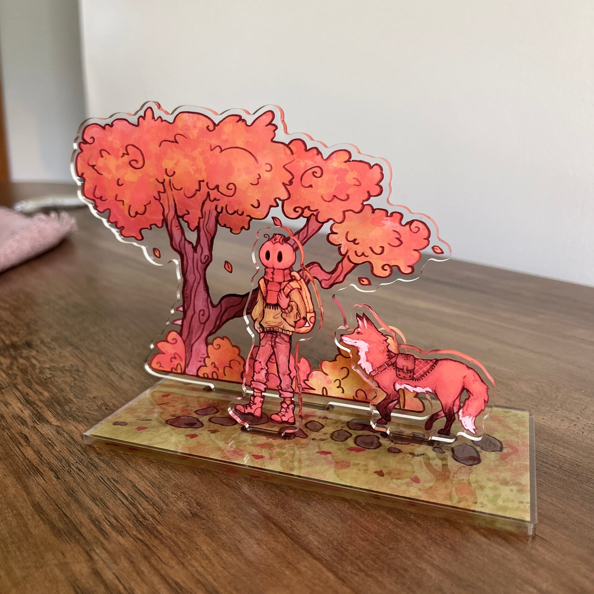 Autumn Walk | Mr. Pumpkin Acrylic Standee