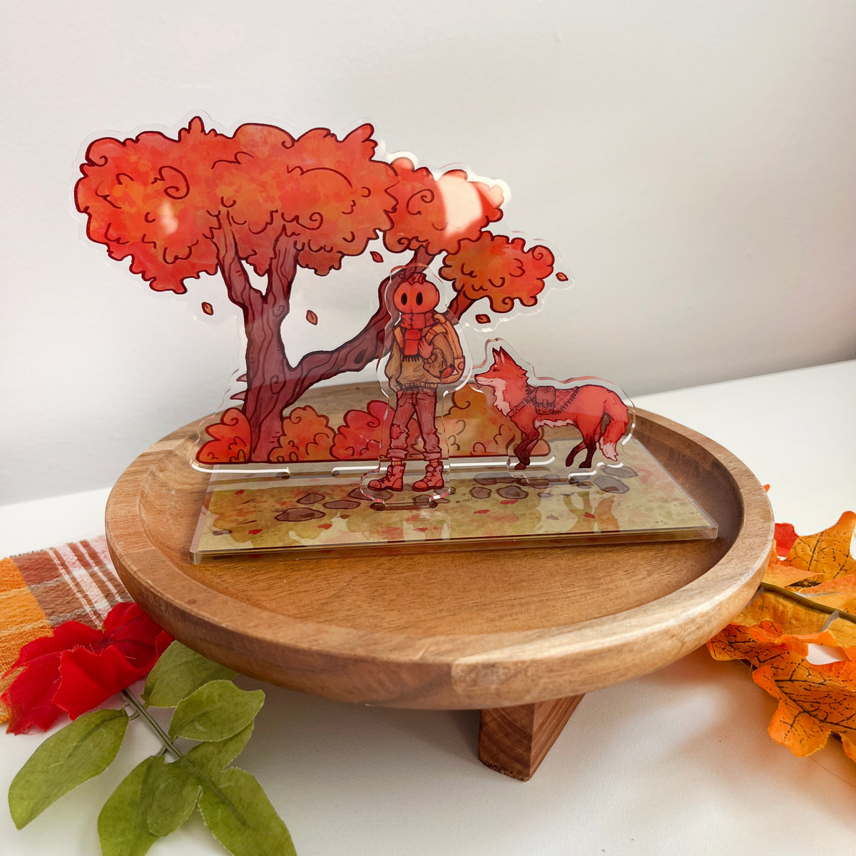 Autumn Walk | Mr. Pumpkin Acrylic Standee