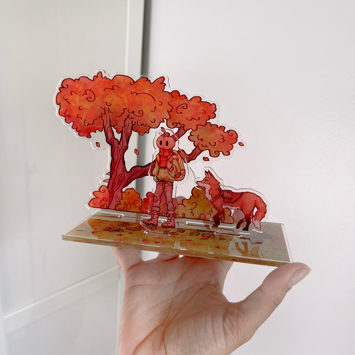Autumn Walk | Mr. Pumpkin Acrylic Standee