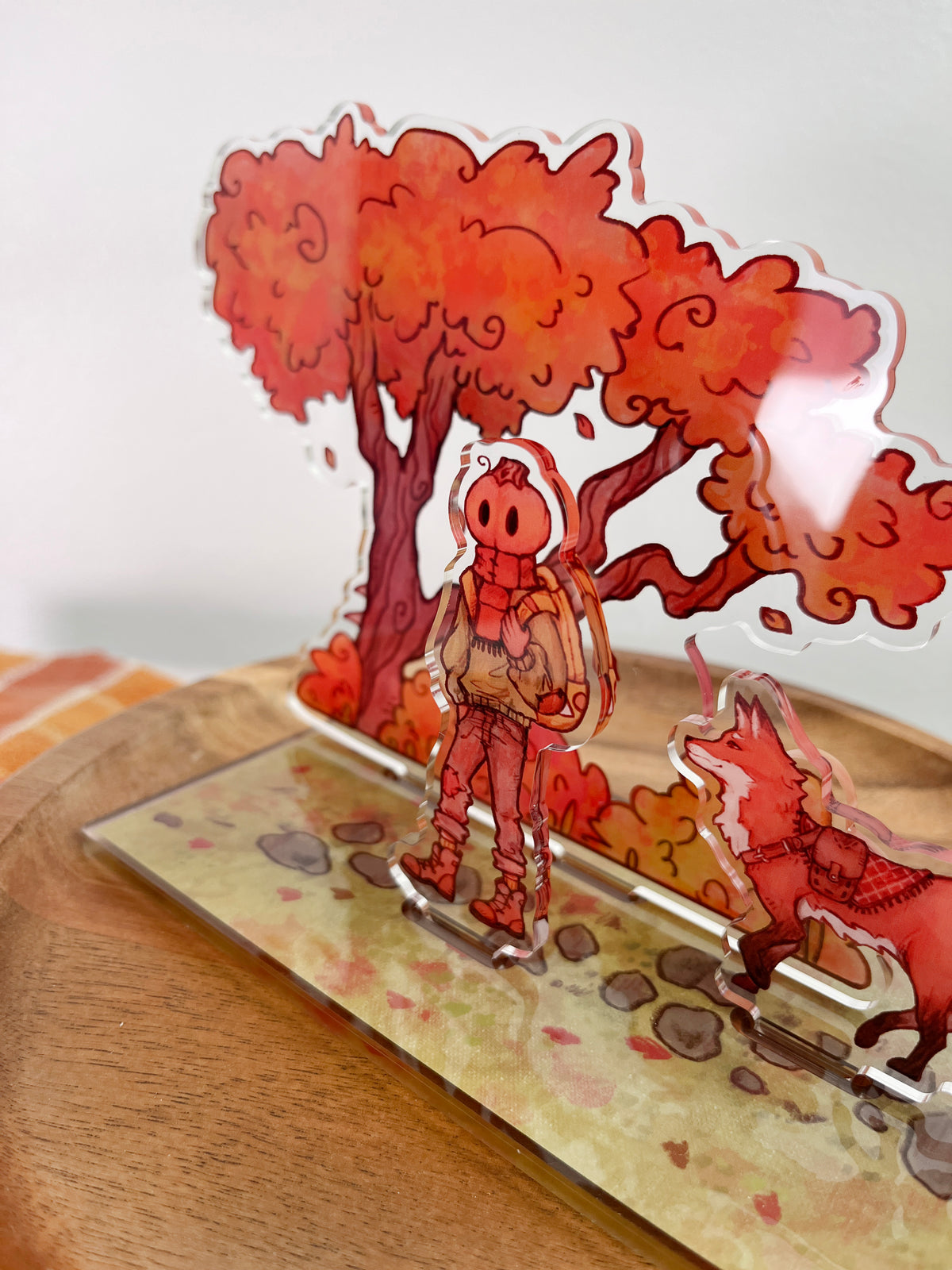Autumn Walk | Mr. Pumpkin Acrylic Standee