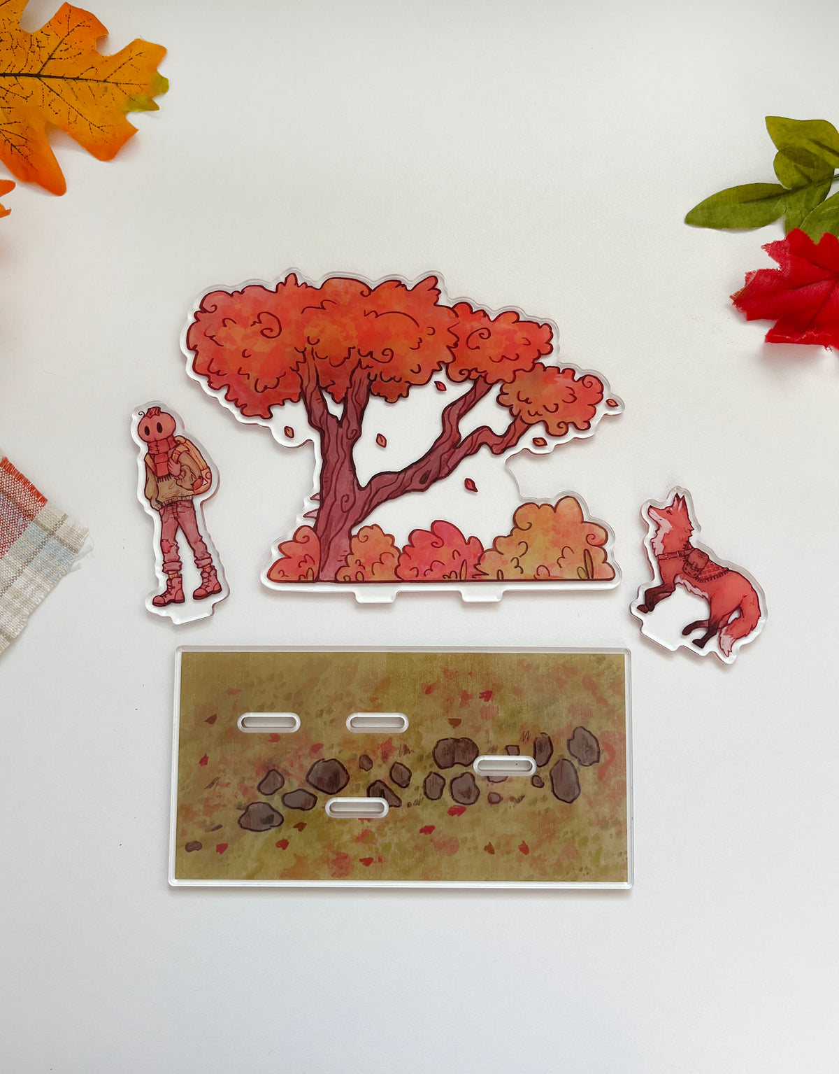 Autumn Walk | Mr. Pumpkin Acrylic Standee
