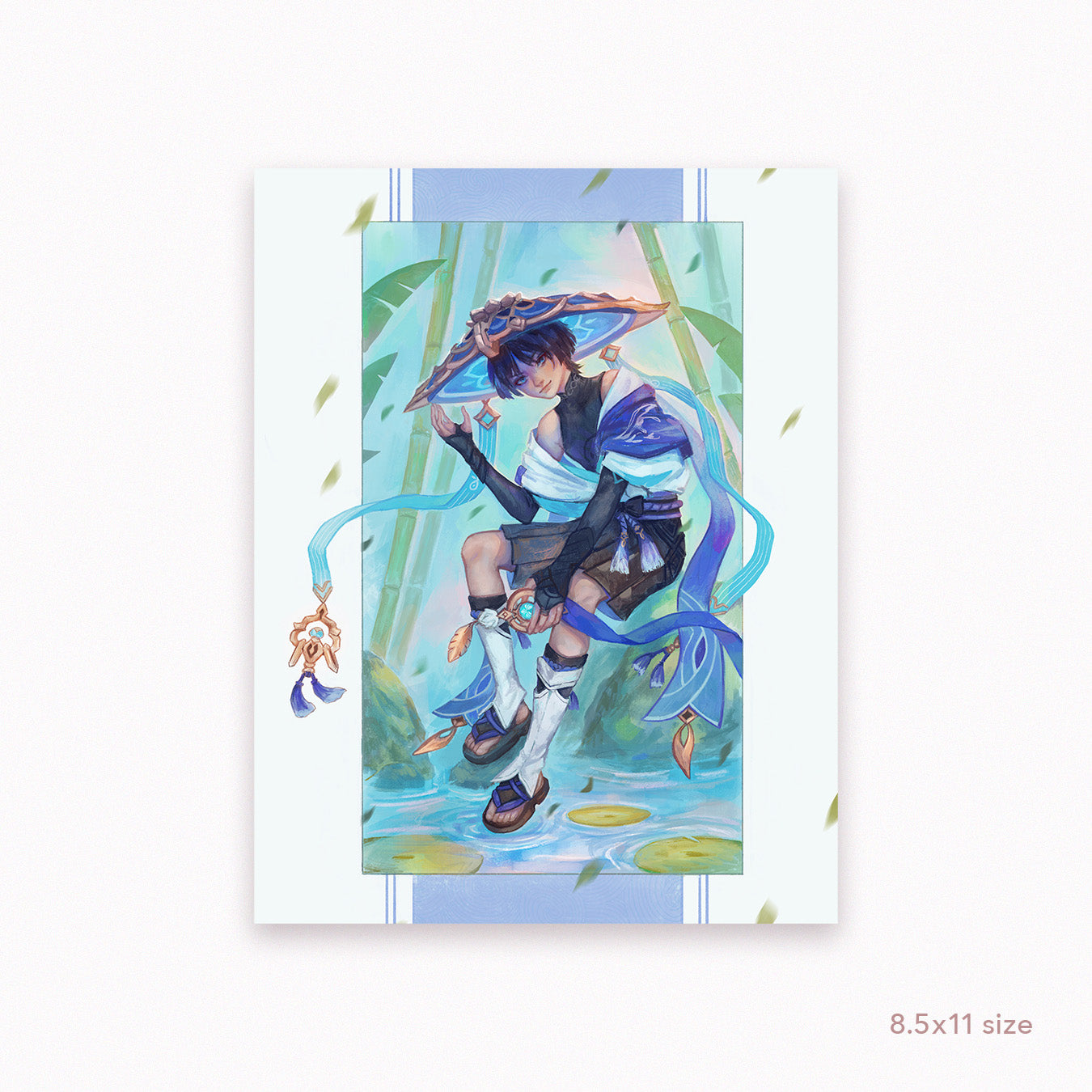 Wanderer: Genshin Impact Inspired Illustration | Art Print
