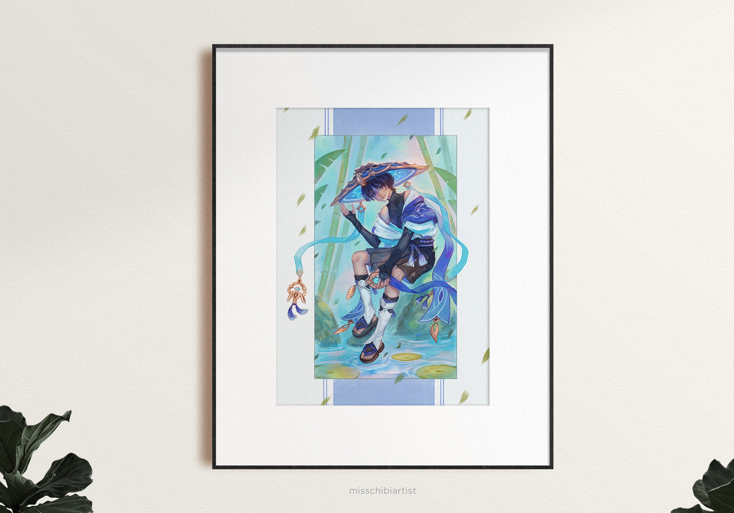 Wanderer: Genshin Impact Inspired Illustration | Art Print