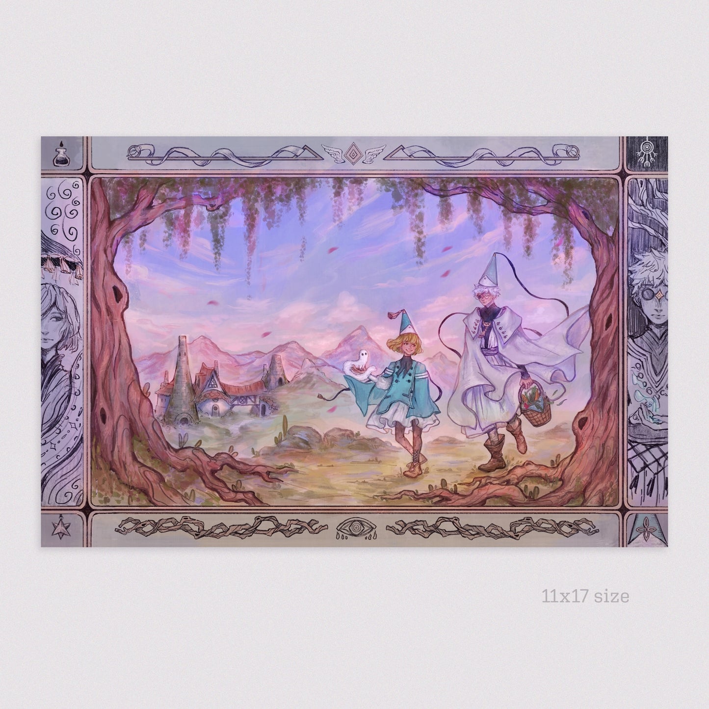 Atelier | Coco and Qifrey Art Print