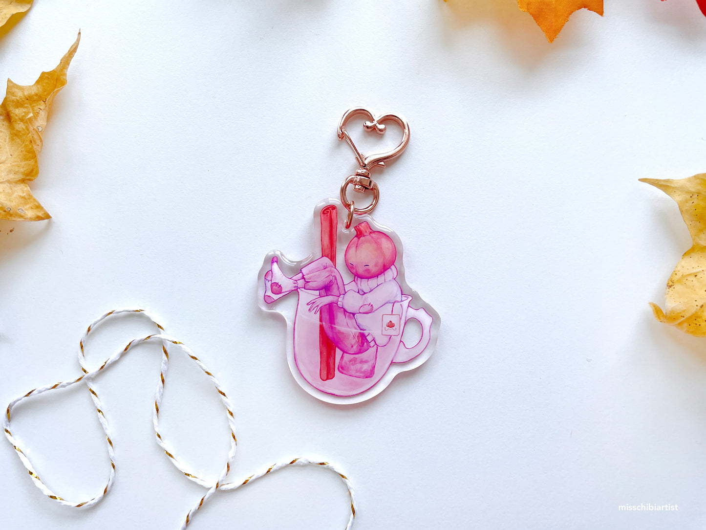 Cozy Pumpkin | Acrylic Charm