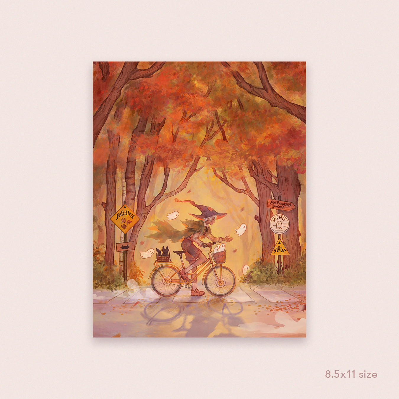 Felix the Mage | Mr. Pumpkin's Forest Art Print