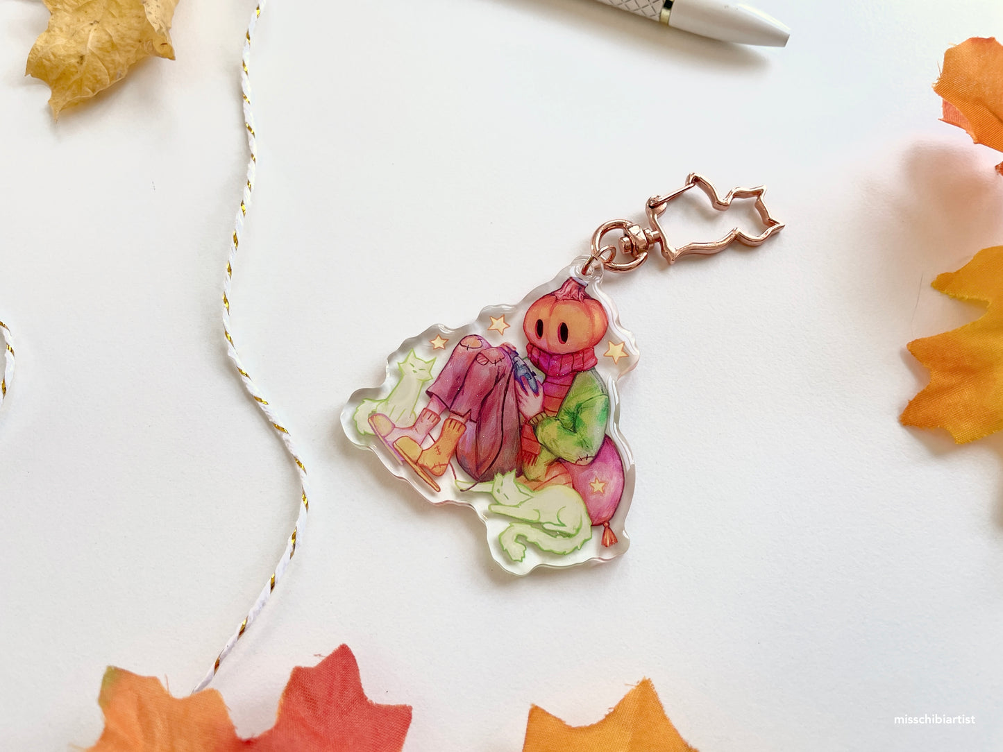 Gaming Pumpkin | Acrylic Charm