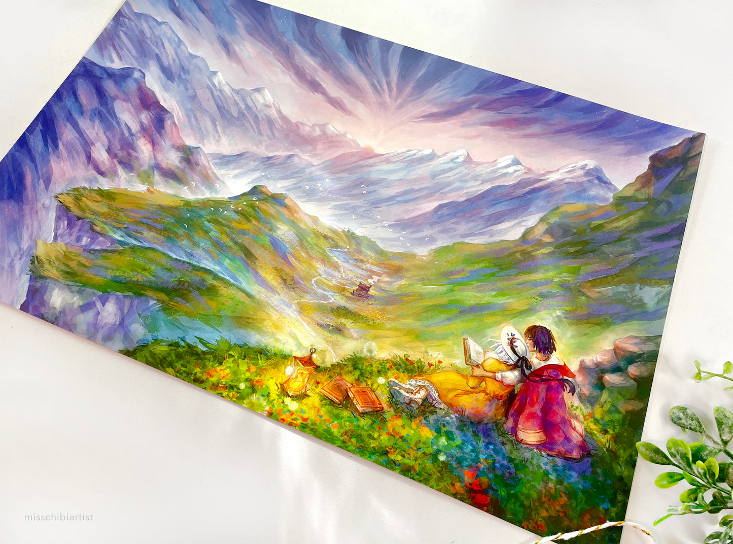 Wizard Howl and Sophie Sunset | Art Print