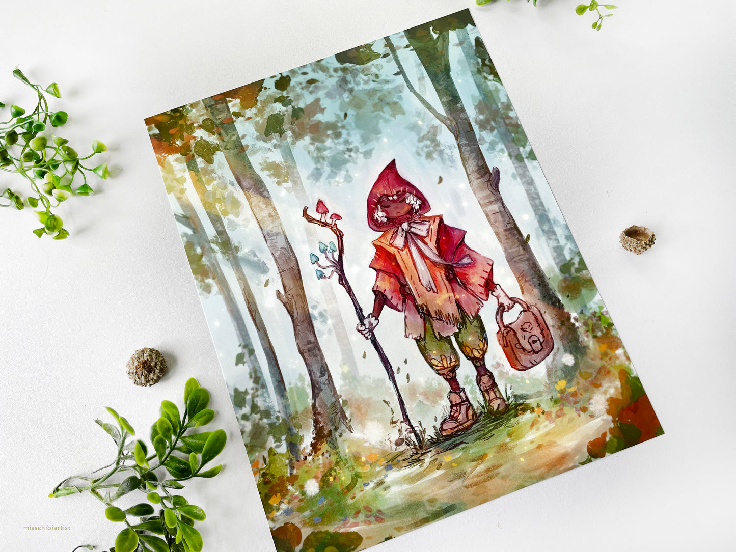 Forest Owl Kid | Art Print