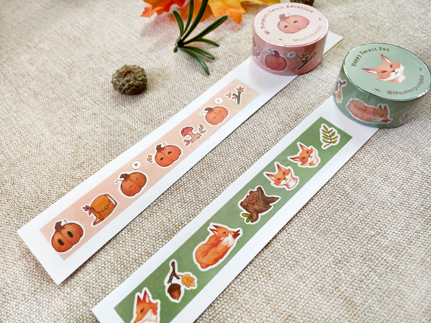 Autumn Aesthetic Washi Tapes